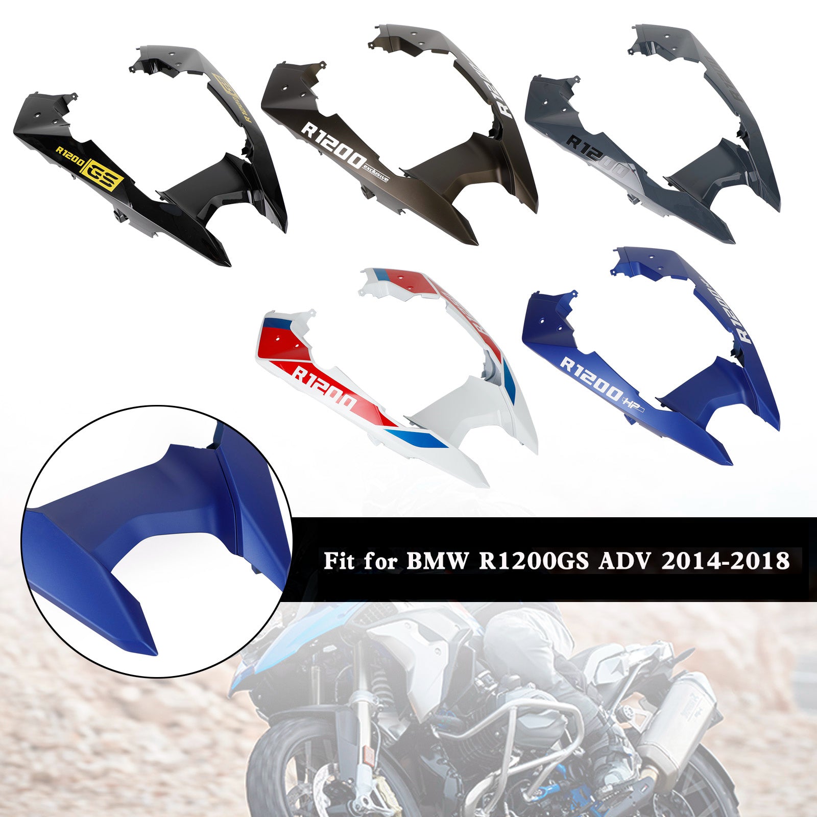 2014-2018 BMW R1200GS ADV Front Nose Fairing Beak Fender Cover