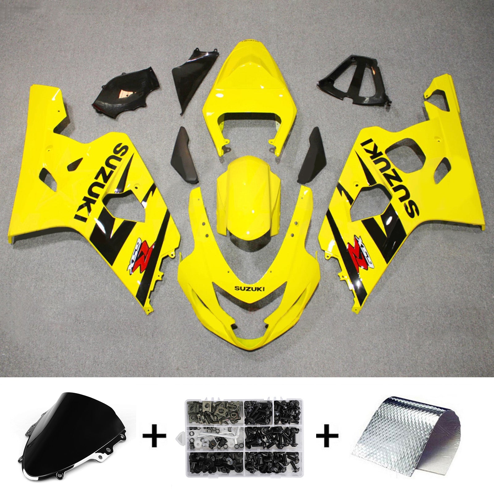 Injection Fairing Kit Bodywork Plastic ABS For Suzuki GSXR 600/750 2004-2005 K4