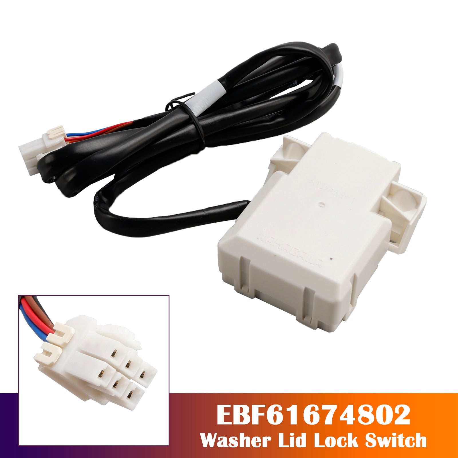 EBF61674802 Sluitschakelaar wasmachinedeksel voor LG Kenmore wasmachine EBF60665201