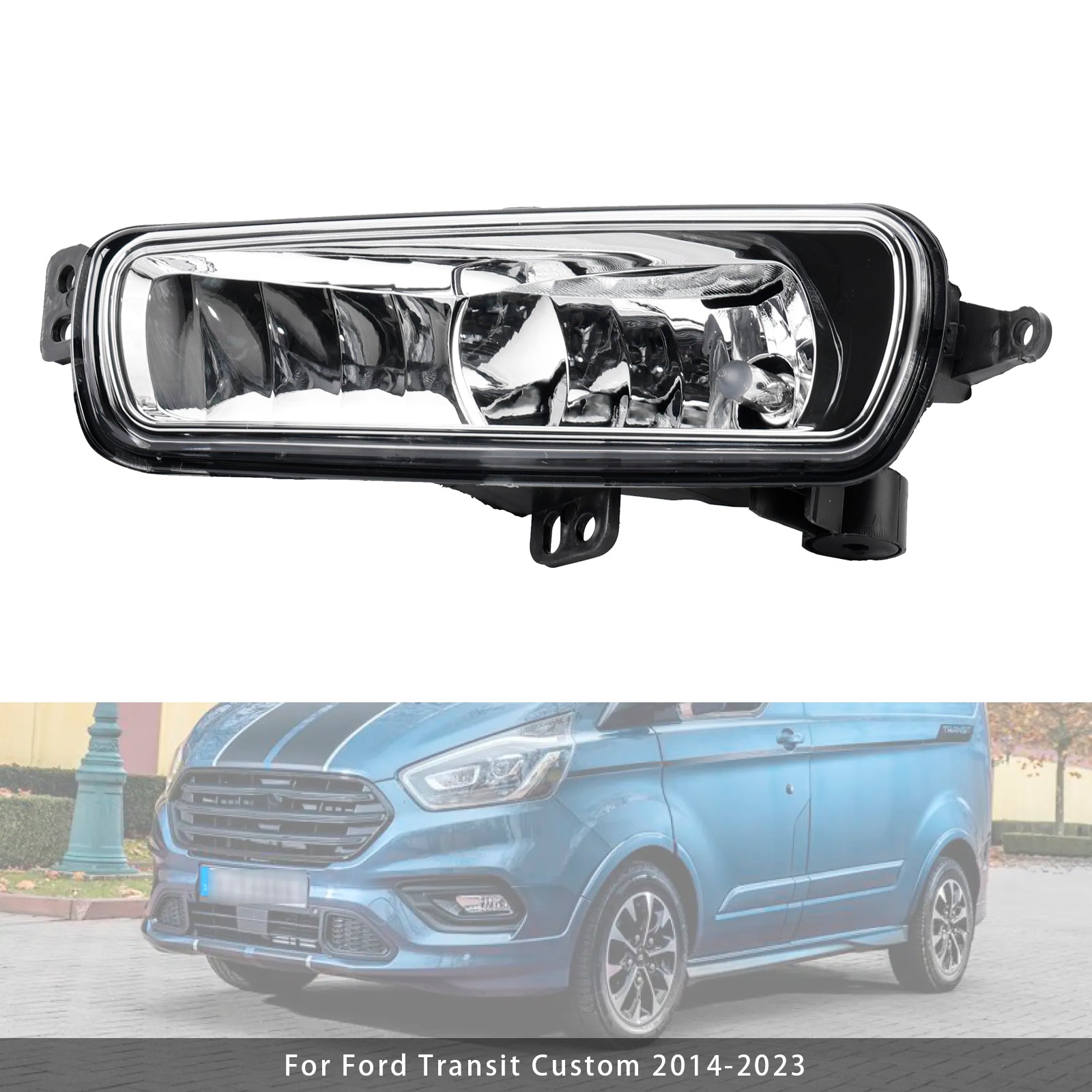 1 stuks mistlamplampen linksvoor met lampen voor Ford Transit Custom 2014-2023