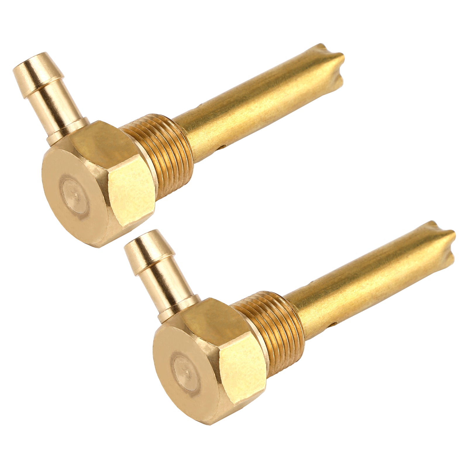 2x 5/16" ID-slange Drivstofftankventil 3/8"-18NPTF-gjenger For både små og store tanker