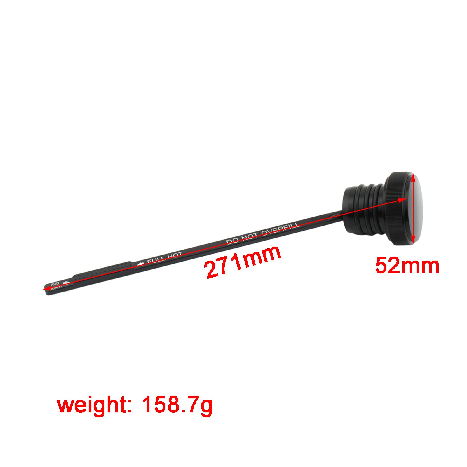 Tapón de tapa de tanque de varilla medidora de aceite 0710-0150 para Super Glid FXD FXDX FXDL Dyna 99-05