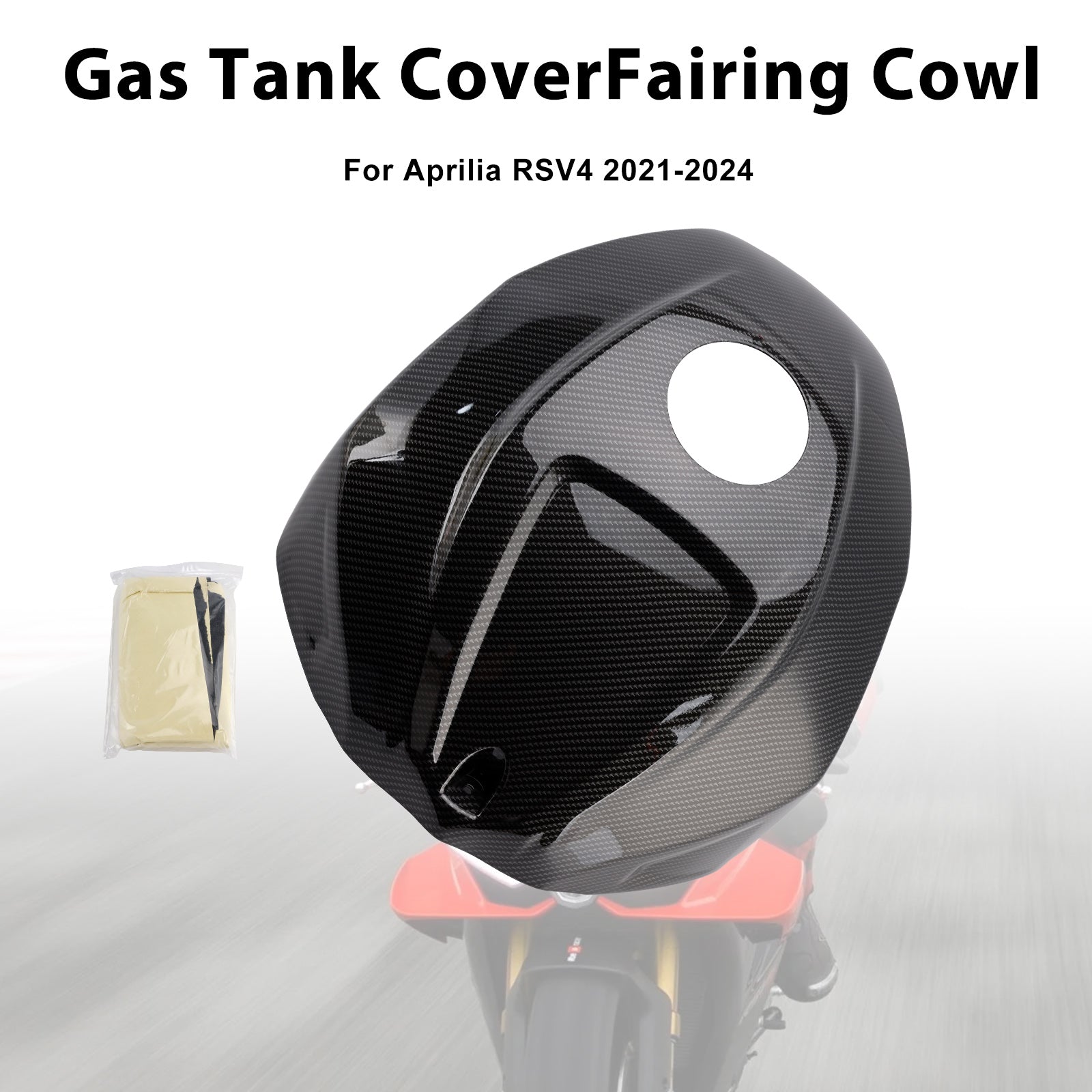 Capot de carénage de garniture de couvercle de réservoir d'essence Aprilia RSV4 2021-2024