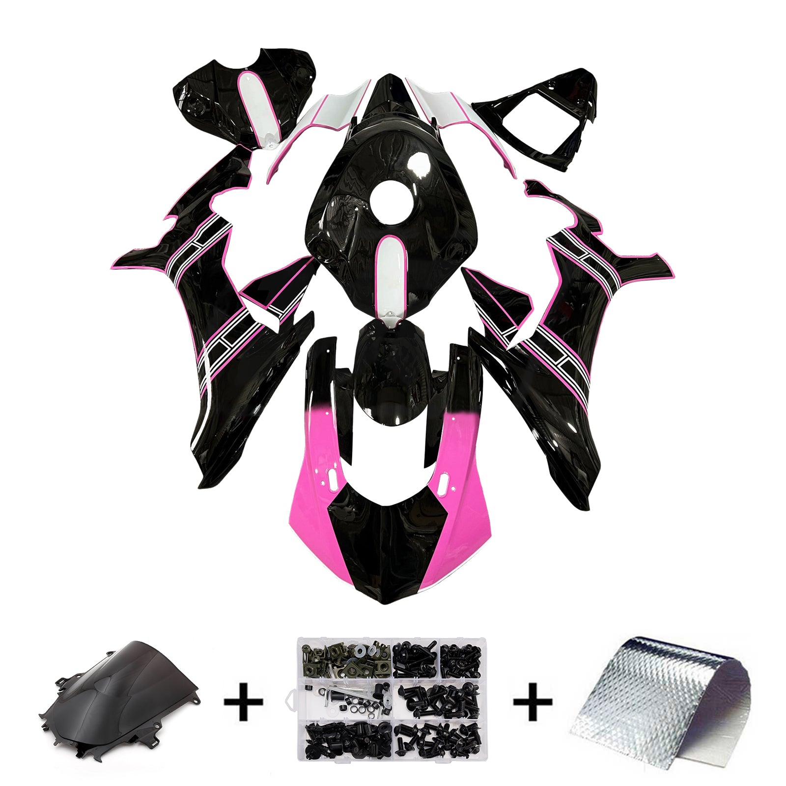 Injection Fairing Kit Bodywork Plastic ABS For Yamaha YZFR1 YZF-R1 2015-2019