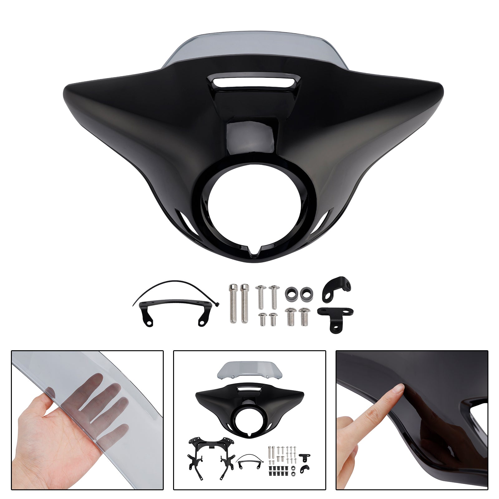 Windshield WindScreen Headlight Fairing fit for HONDA CM300 CM500 2021-2024