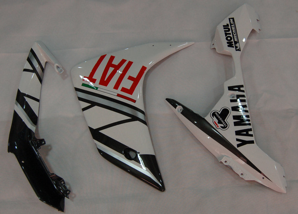 2007-2008 Yamaha YZF-R1 Noir Blanc FIAT Racing Carénages Générique