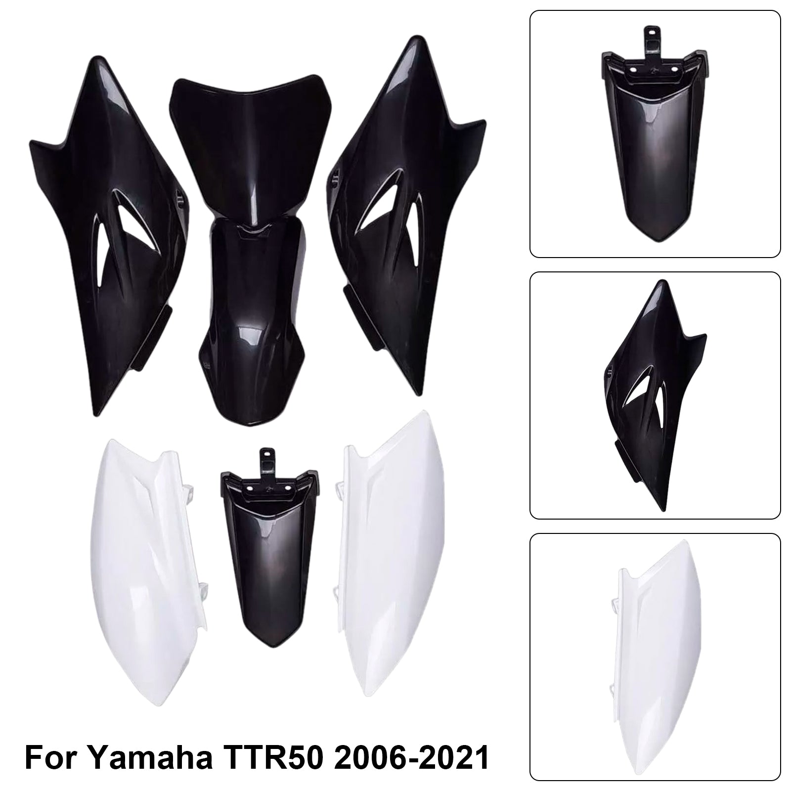 2006-2021 Yamaha TTR50 kunststof carrosseriekit voor-achterspatbordkuip