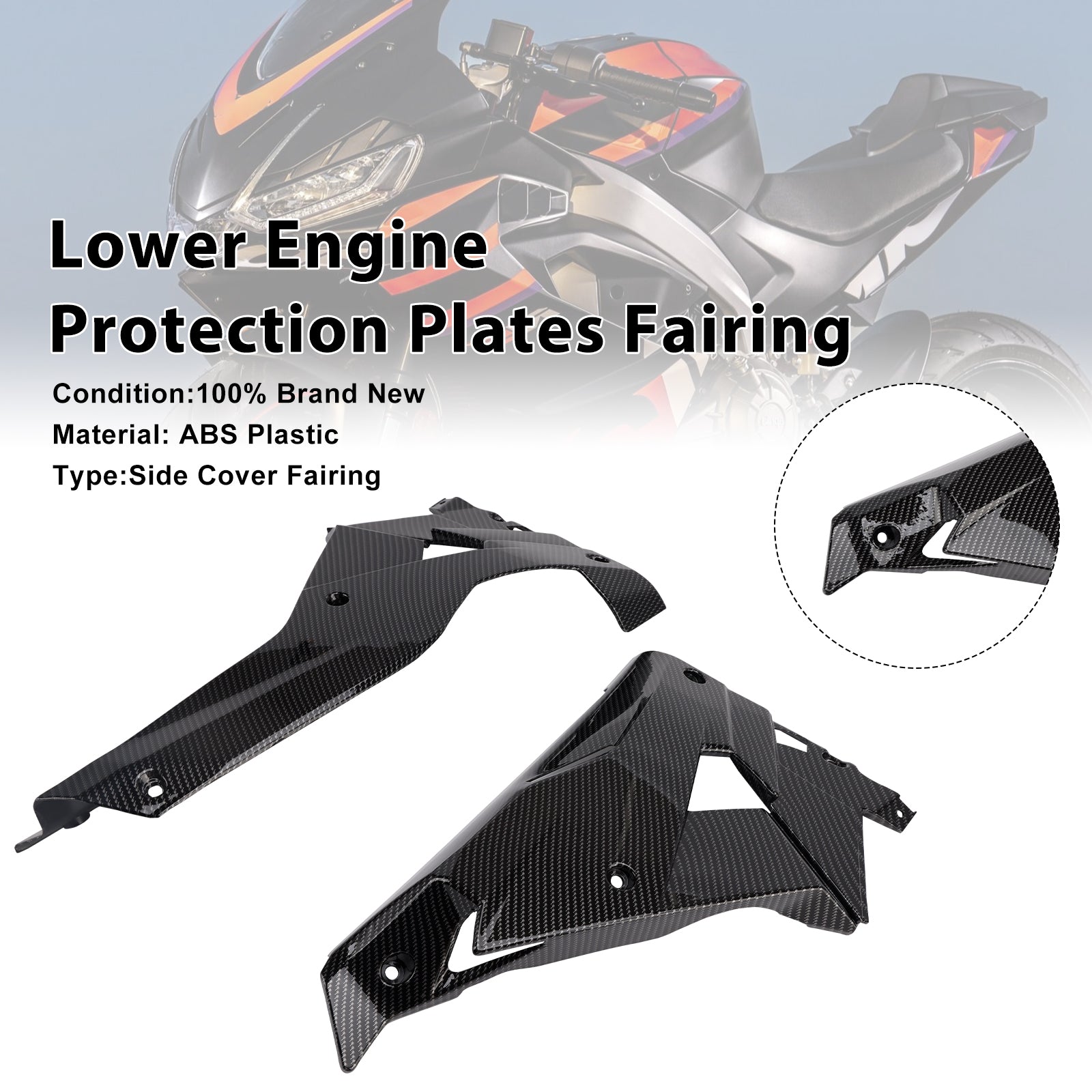 Motor Nedre magepaneler Guard Fairing for Aprilia RS457 RS 457 2024-2025