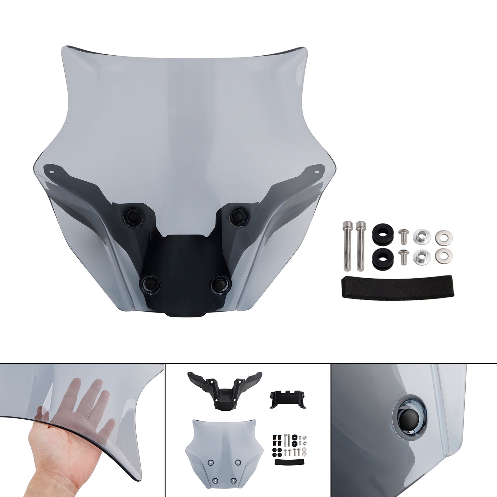 2024-2025 YAMAHA MT-09/SP Windshield WindScreen + Bracket