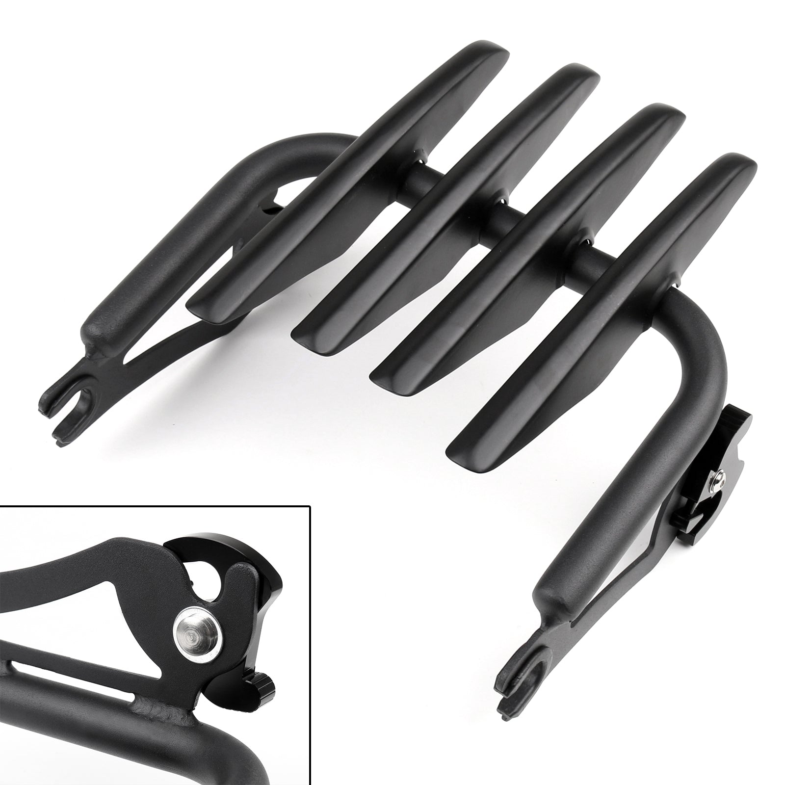 Avtagbar stealth bagagestativ för turnering av flhx flhr flht fltr 09+ blk