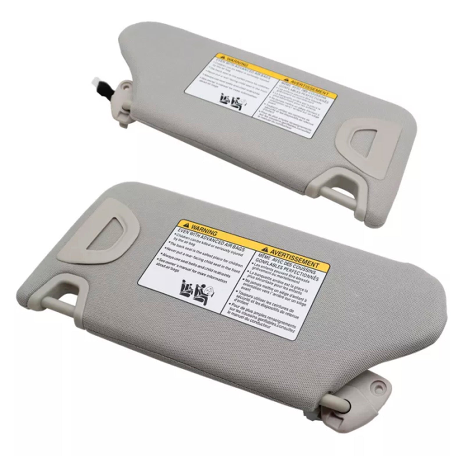 2 piezas de parasol gris izquierdo para Nissan Altima 2013-2018 & Derecha 96401-3TA2A 96400-3TA2A