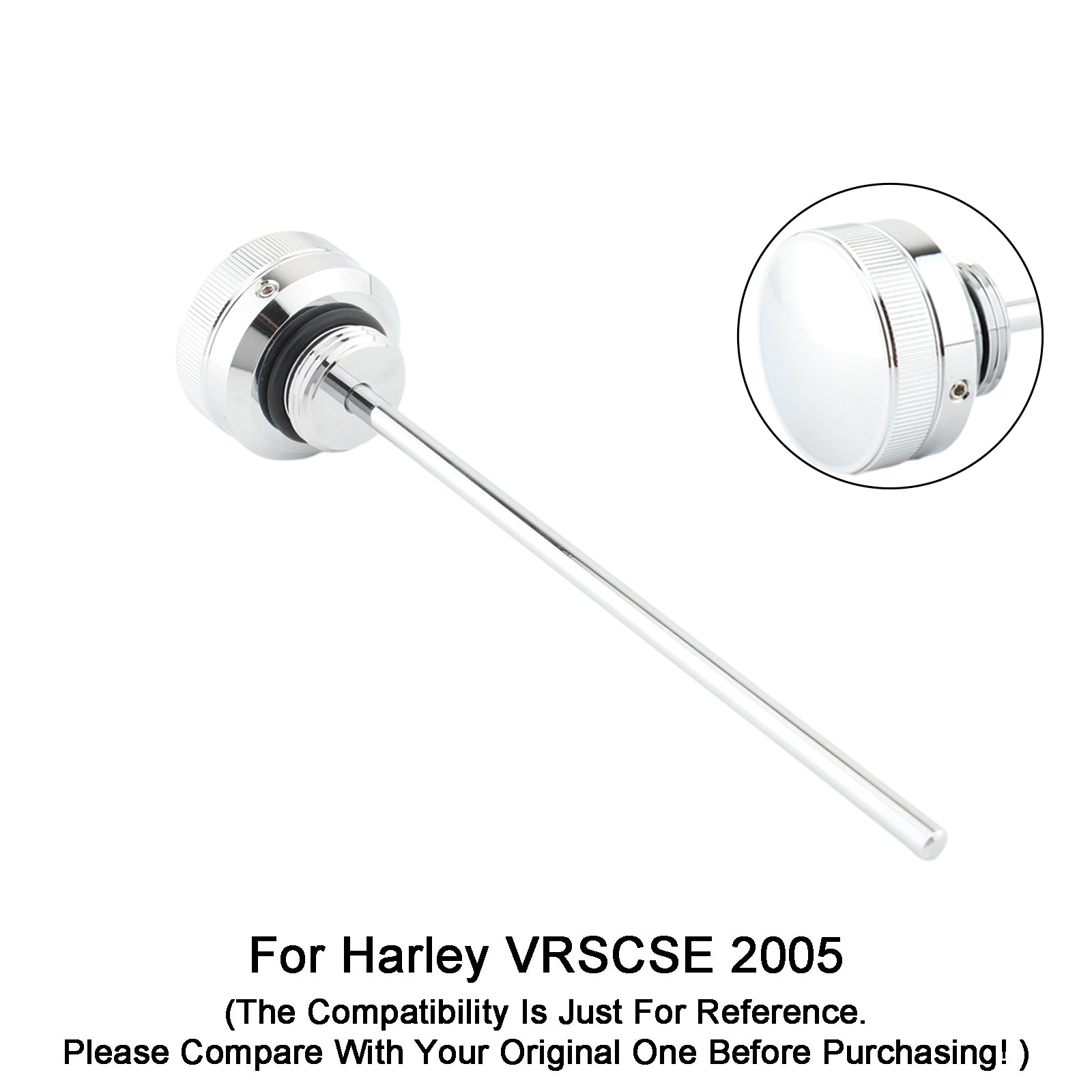 Tapón de tapa de tanque de varilla medidora de aceite, compatible con VRSCA VRSCB VRSCD VRSCSE VRSCAW