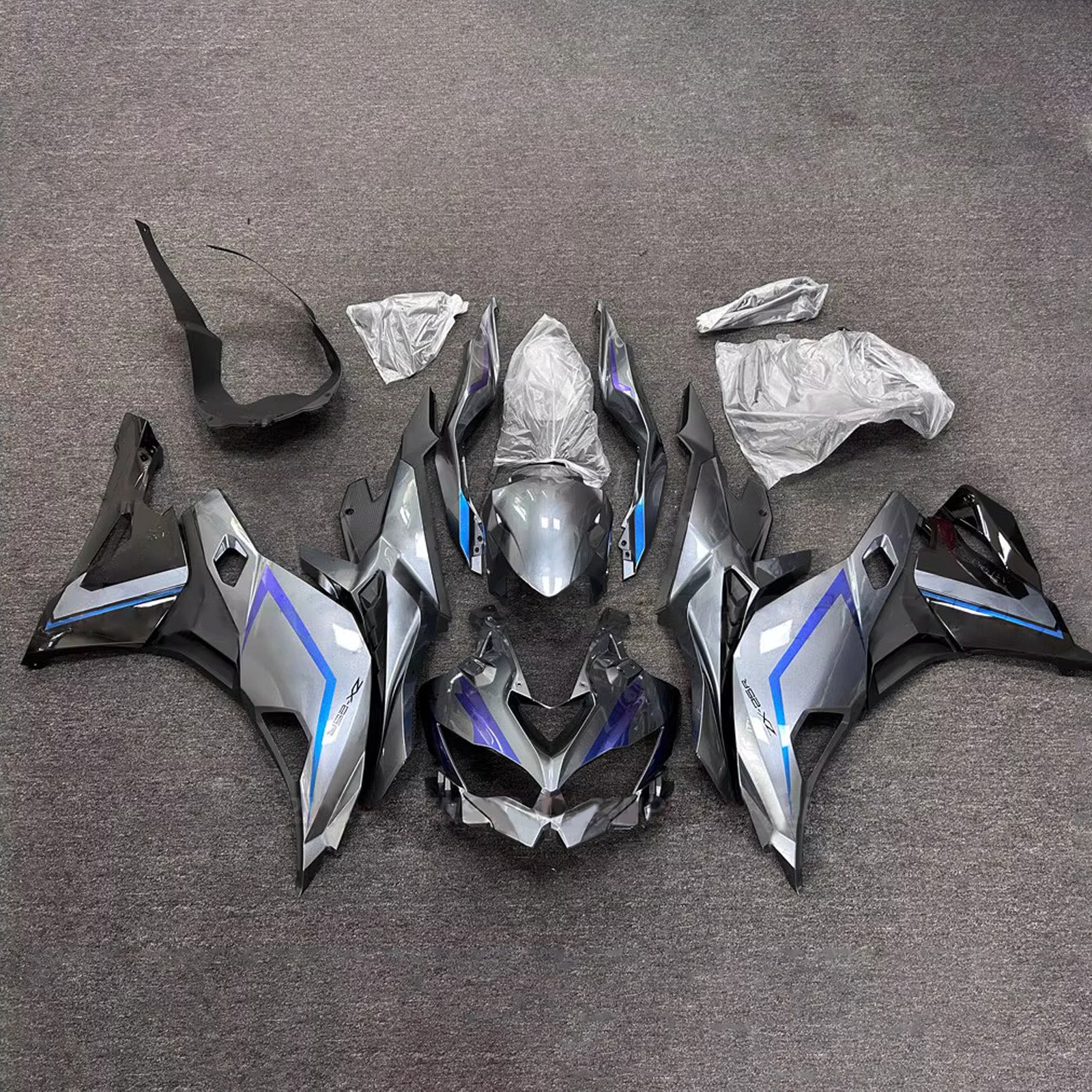 Injection Fairing Kit fit For Kawasaki Ninja ZX-25R ZX-4R ZX-4RR 2019-2025
