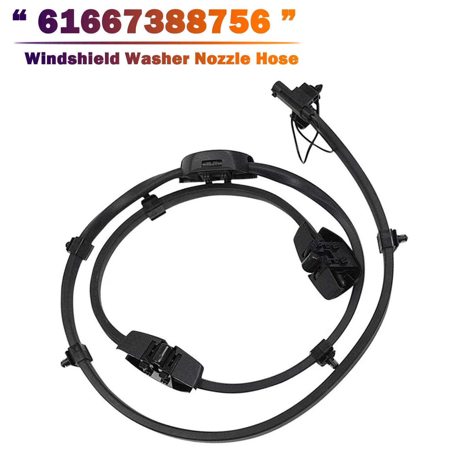 Windshield Washer Nozzle Hose for BMW 5-Ser G30 G31 F90 M5 G38 530i 61667388756