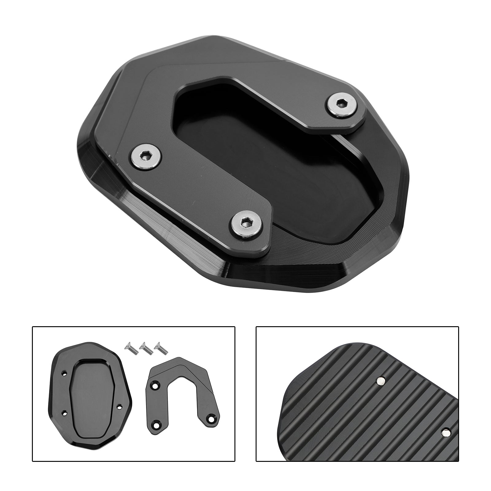 Kickstand Forstørrende platepute Fit for Ducati Scrambler 400/800/1100 2015-2020