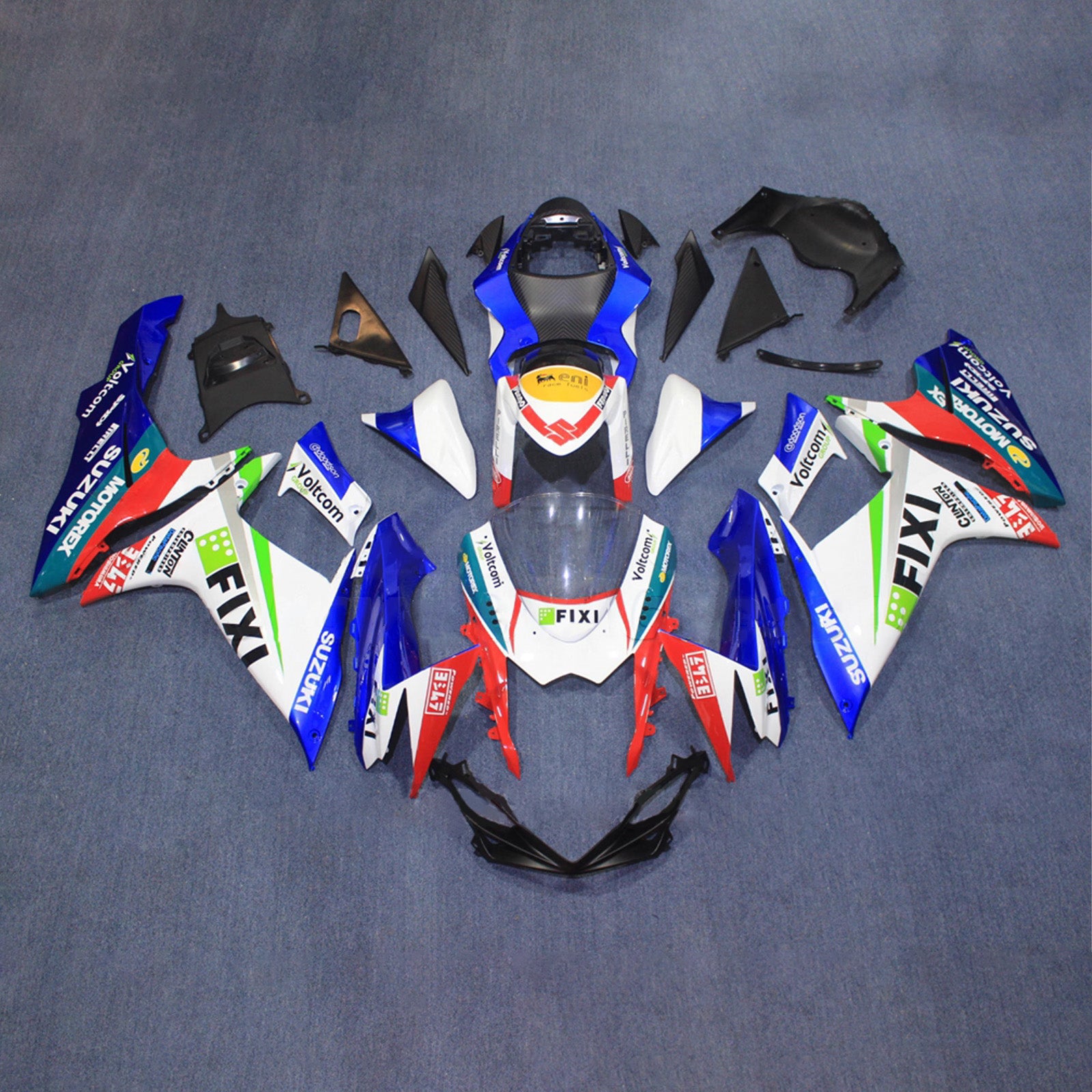 Injection Fairing Kit Bodywork Plastic ABS For Suzuki GSXR 600/750 2011-2026 K11