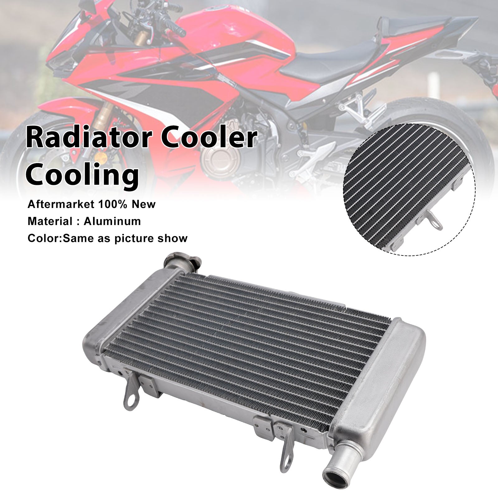 2013-2021 Honda CBR500R Aluminum Radiator Cooling Engine Cooler