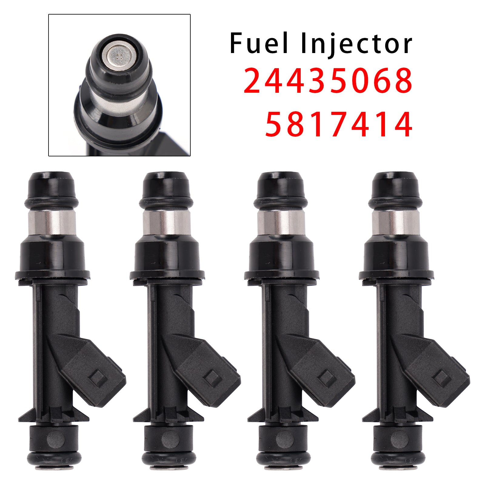 4Pcs Fuel Injector For Vauxhall Astra Meriva Zafira engines 24435068 5817414