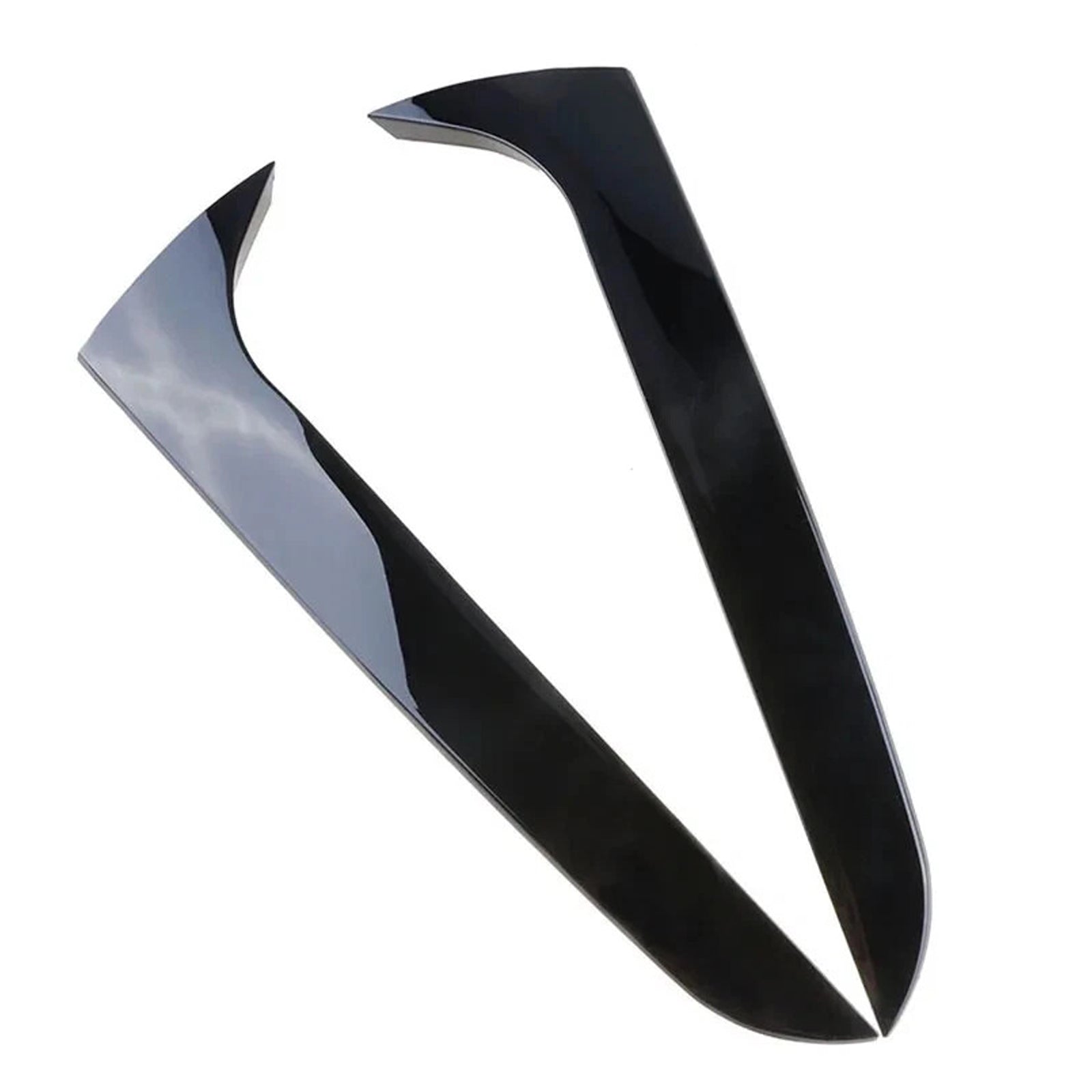 2009-2016 Audi A4 B8 Avant Glanzend zwart paar zijvleugelspoiler met achterruit