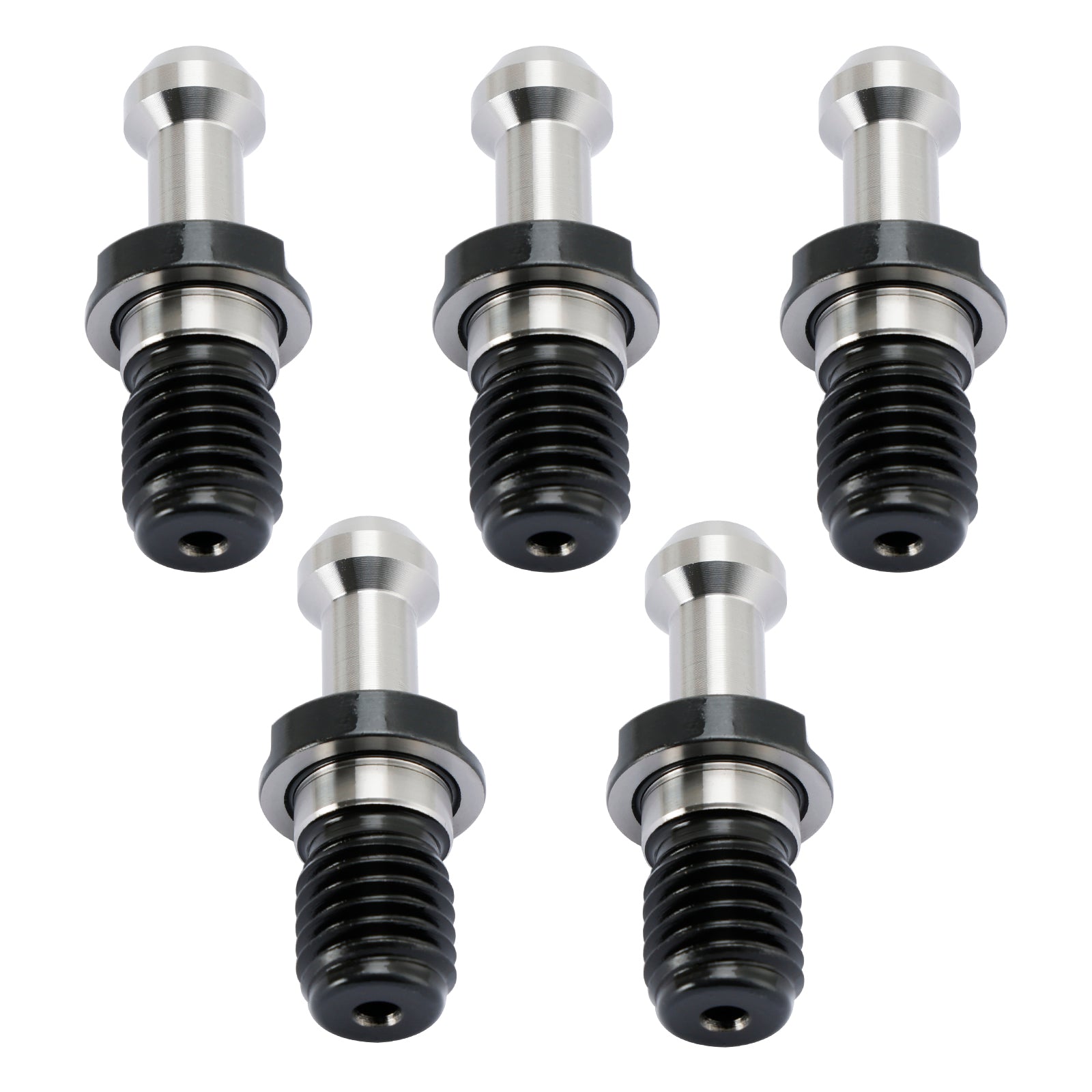 Perilla de retención de perno prisionero CAT40 de 45 pulgadas, 5 uds., se adapta a cualquier Haas CAT40 CNC plateado