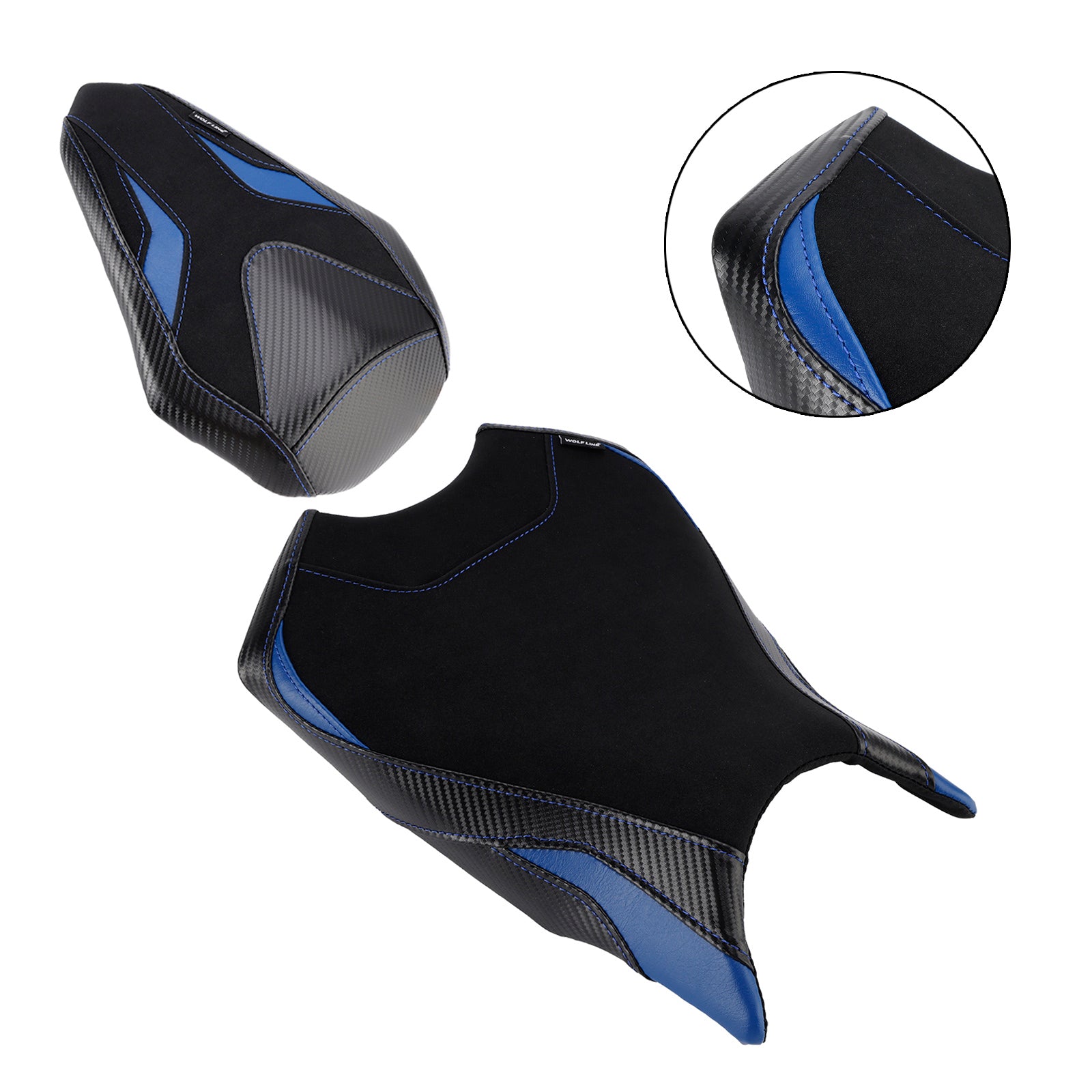 Front&Rear Raider Passenger Cushion Kit Blue For Honda Cbr250Rr 2017-2024 2023