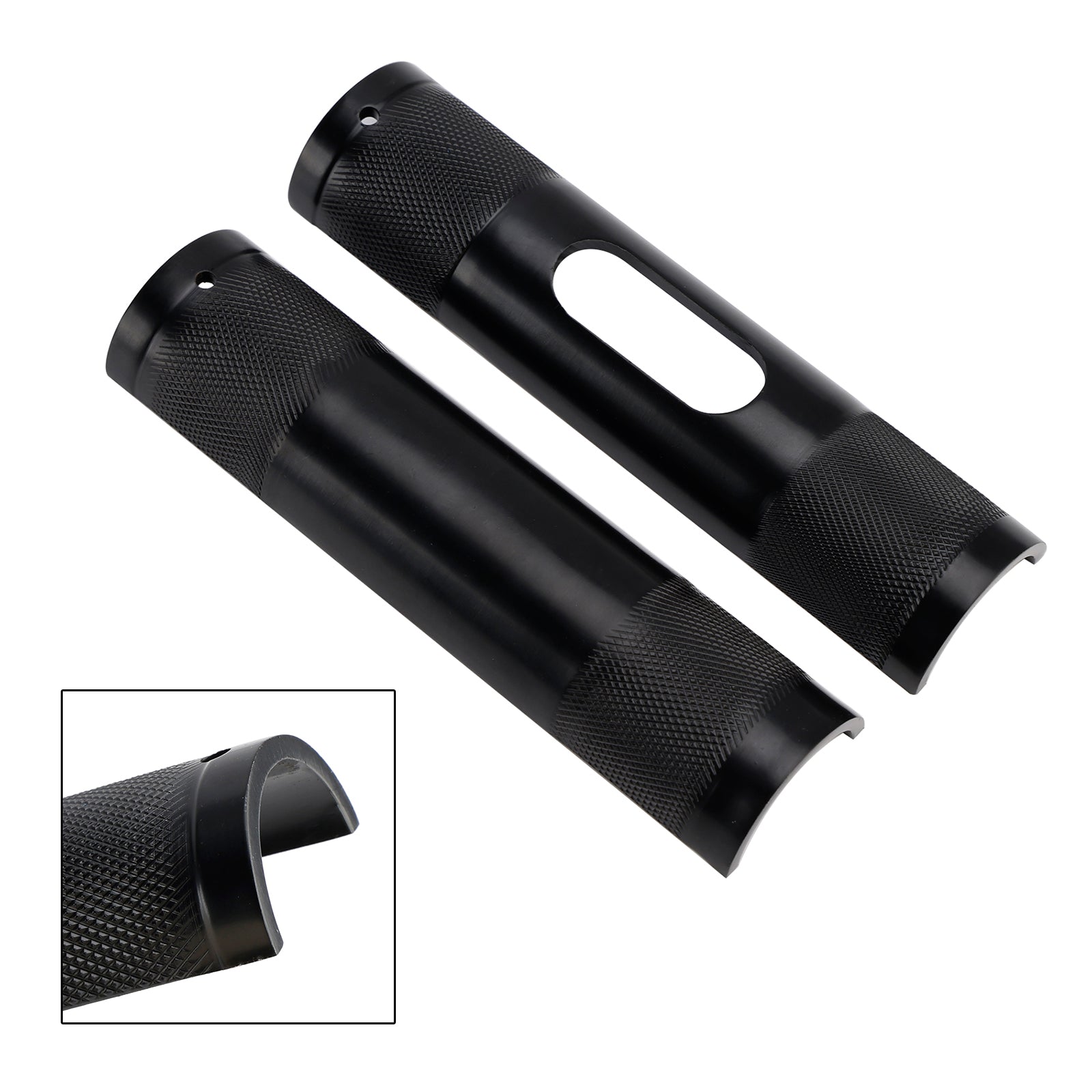 1-1.25" Diameter Rising Handlebar Adapter Black For Dyna Road Glide Road Kingw