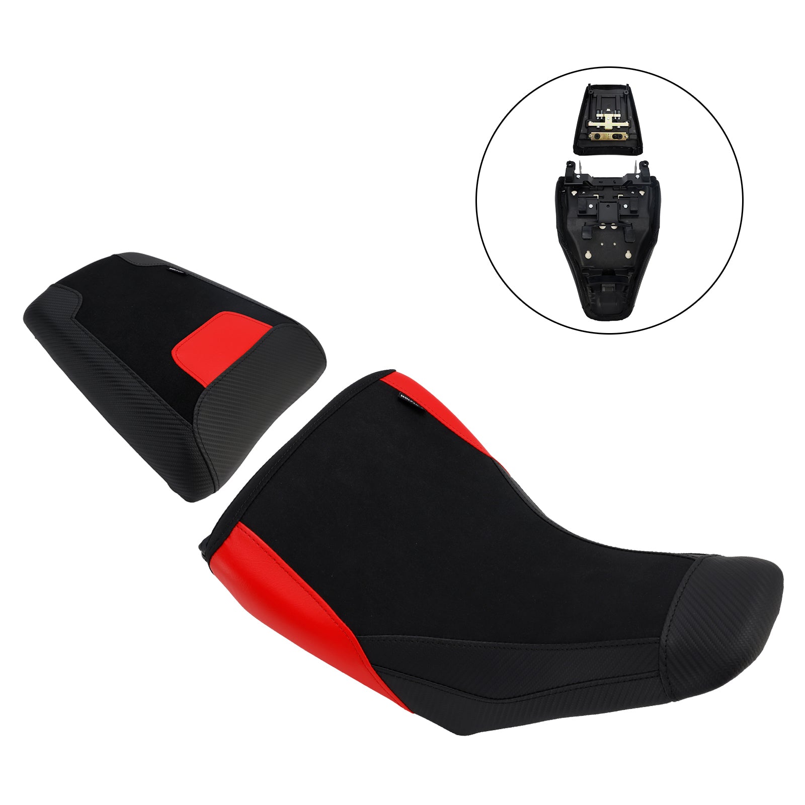 Driver&Passenger Seat Lower Cushion Red For Suzuki V-Strom Dl1050 2023-2025