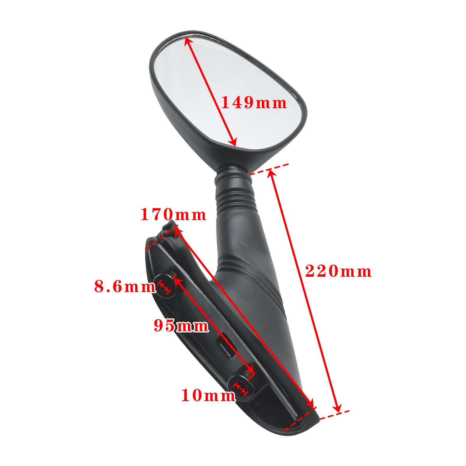 Dvojica zrkadla Zadného pohľadu pre Piaggio/Vespa X9 125 180 200 250 500 2000-2003