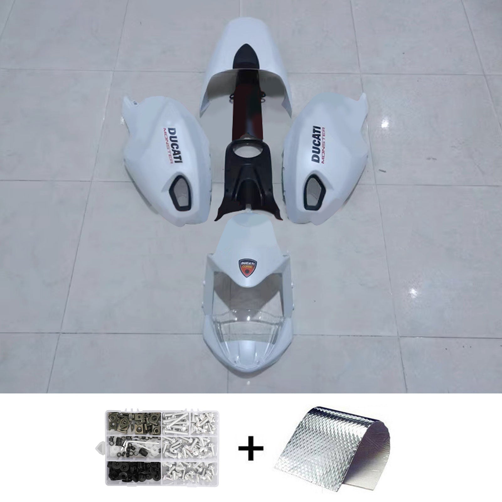 All Year Ducati Monster 696 796 1100 S EVO Injection Kit Fairring Bodywork