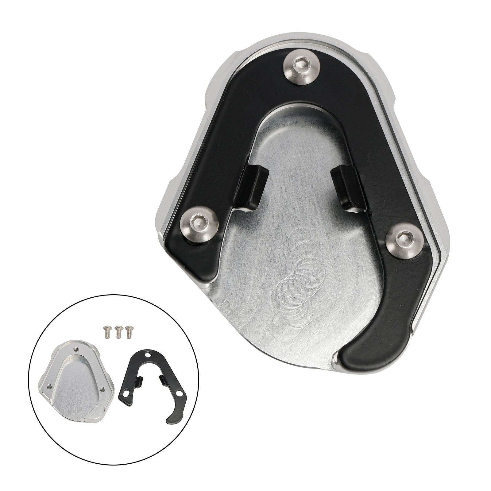 Almohadilla de placa ampliada con soporte para Scrambler 1200XC/XE Tiger 1200 GT 22-23