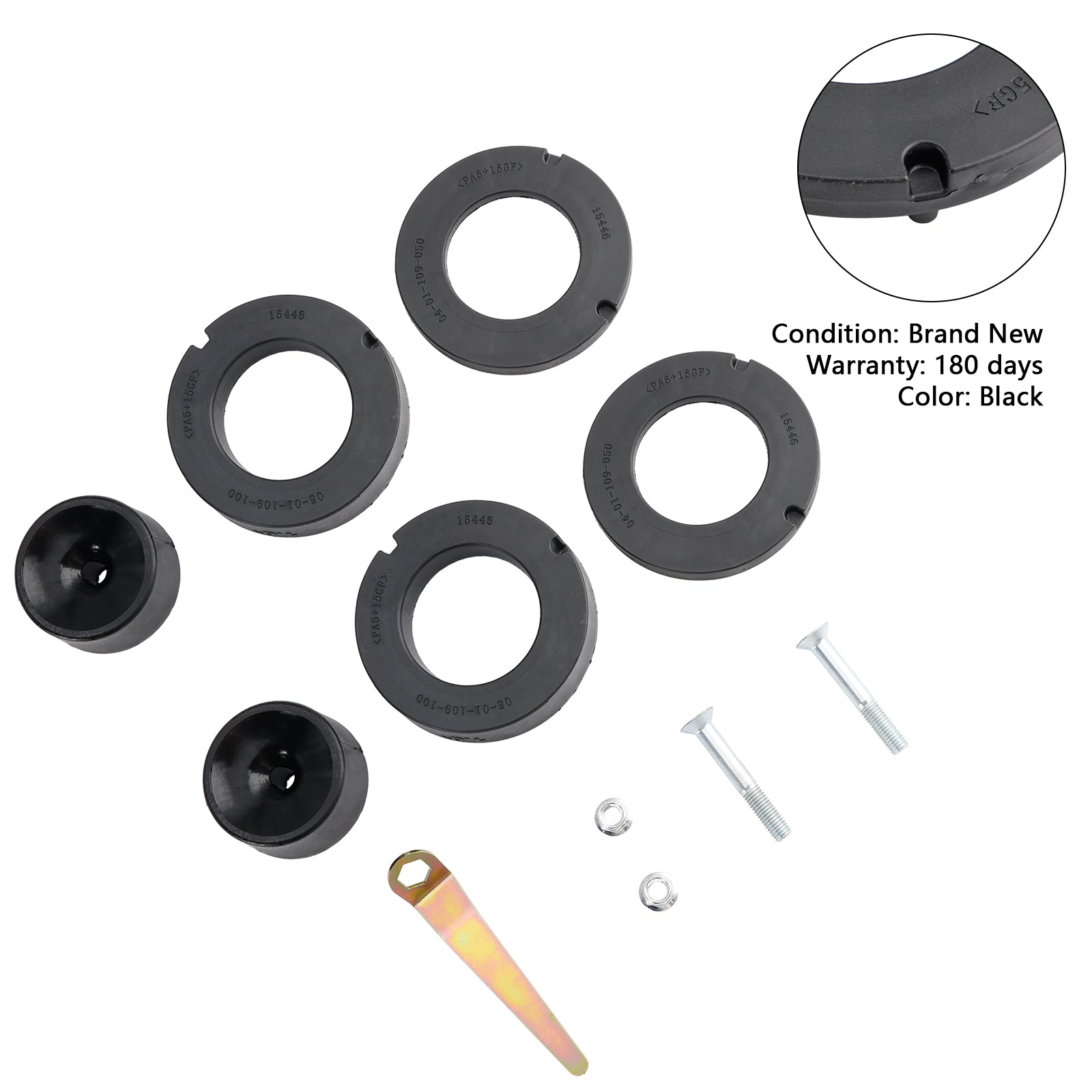 Parte delantera del Jeep Gladiator 2020-2022 1.5" Kit de elevación de nivelación con espaciador 1155300
