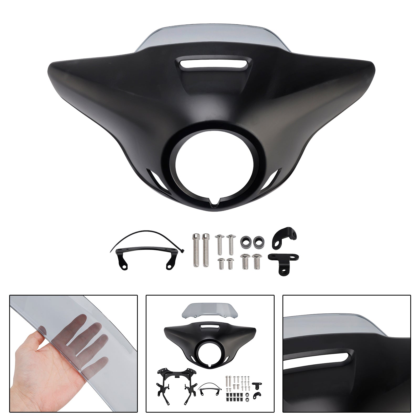 Windshield WindScreen Headlight Fairing fit for HONDA CM300 CM500 2021-2024