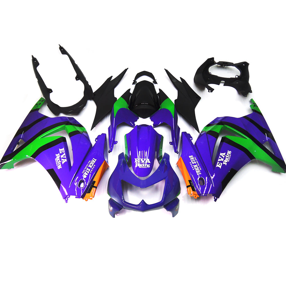 2008-2012 Kawasaki EX250 Ninja250R vstrekovanie kapotážnej súpravy Bodywork plast Abs #112