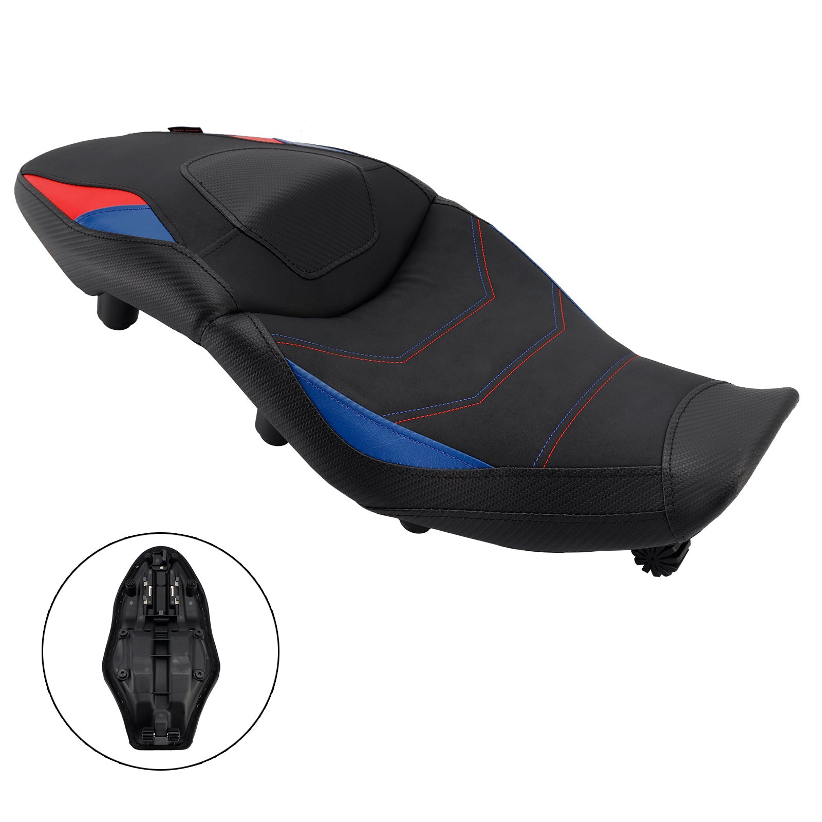2024-2025 M1000XR Front Rear Driver Passenger Seat -20mm Black