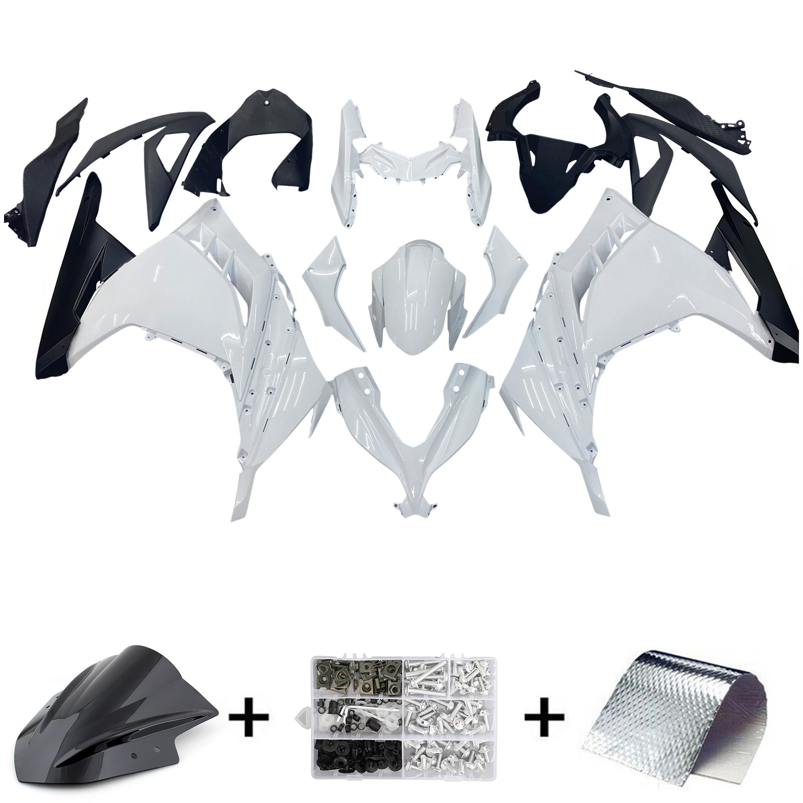 Injection Fairing Kit Bodywork fit For Kawasaki EX300 Ninja300R 2013-2024