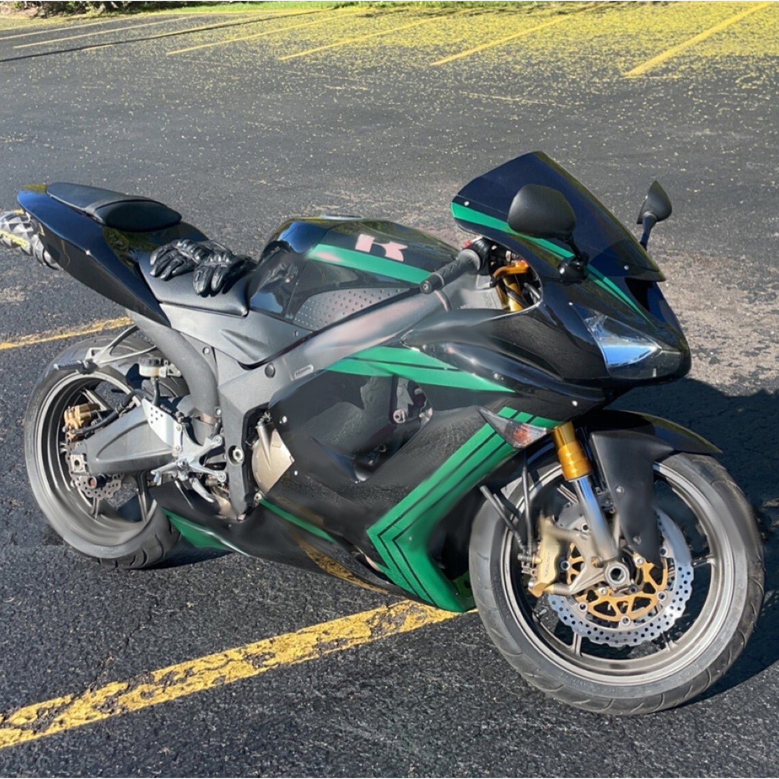 Kit de carenagem injeção ABS PLÁSTICO DE PLÁSTICOS PARA KAWASAKI ZX6R 636 2005-2006