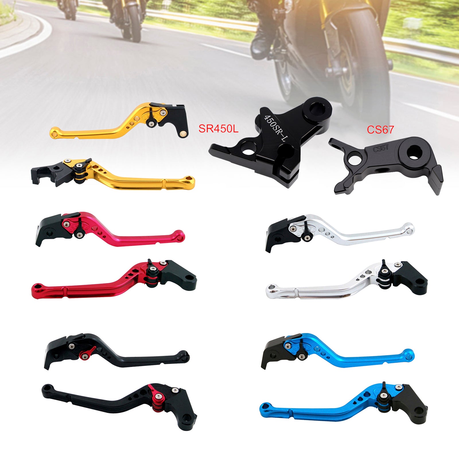 Long Clutch Brake Lever fit for VOGE DS900X 900DSX 2024-2026