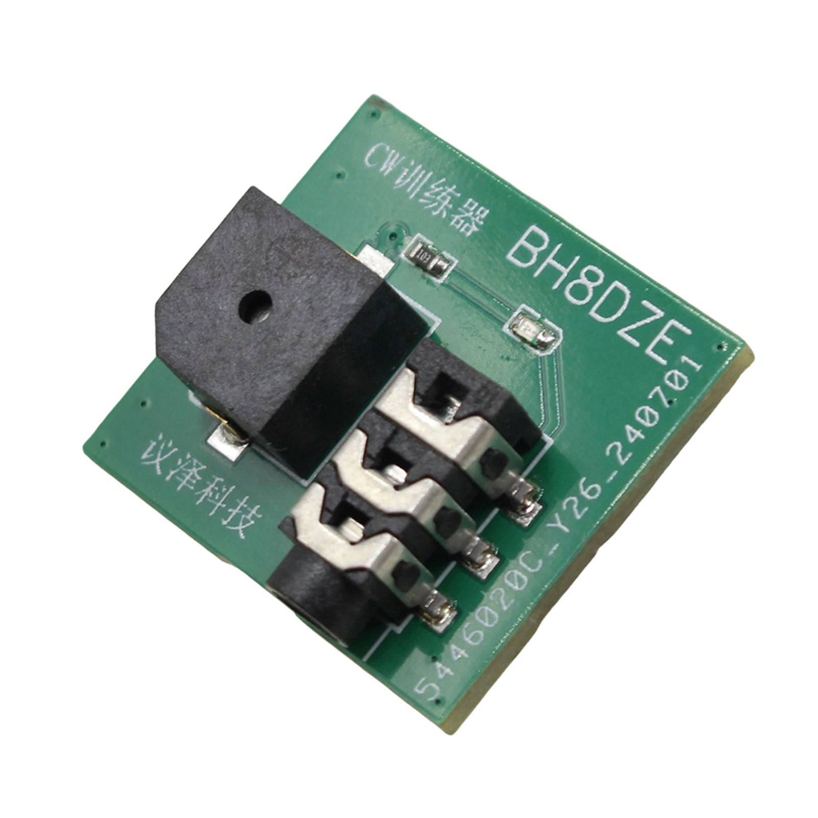 Morsecode Mini CW Trainer Handsleutel Trainer Oscillator Knop Batterijversie