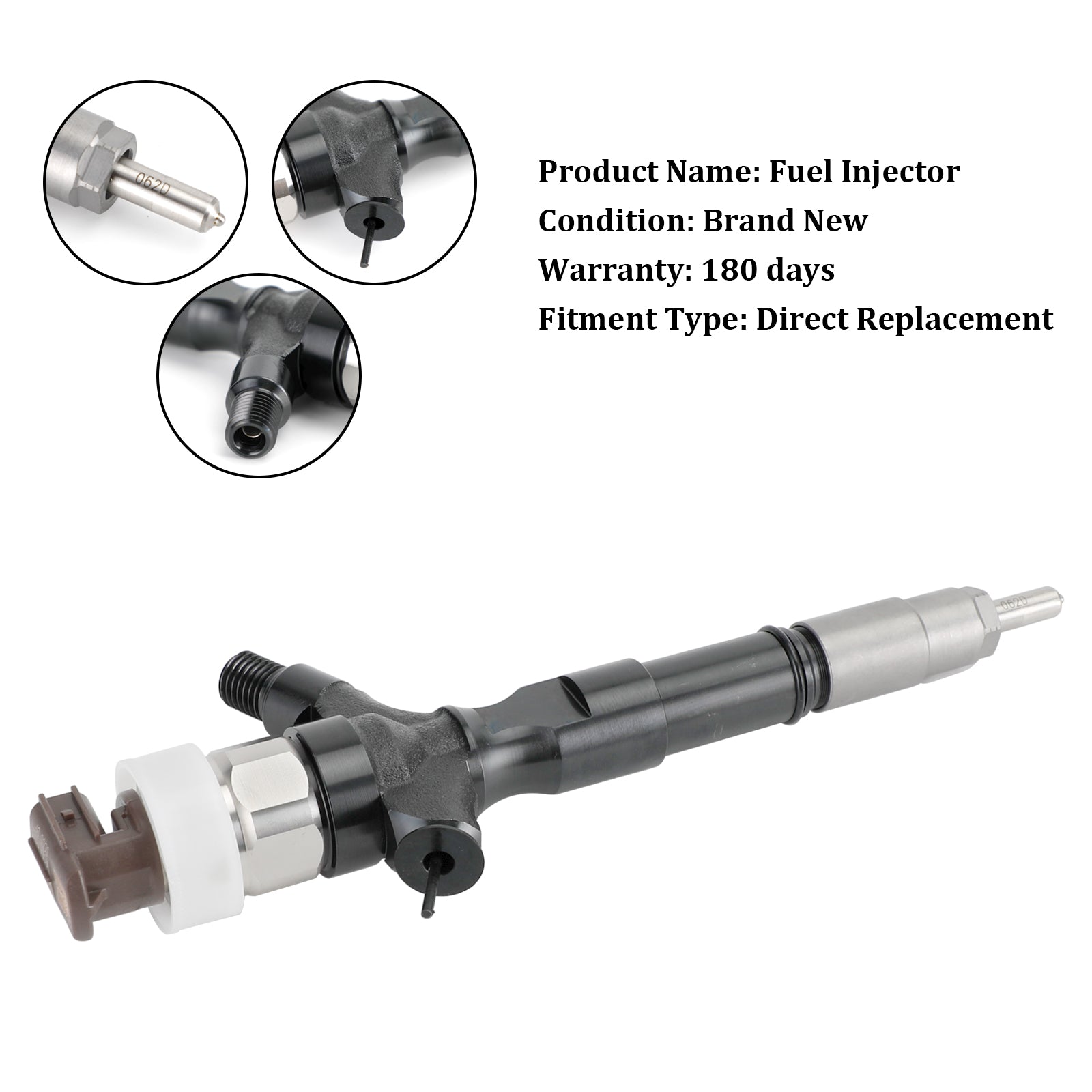 1st bränsleinsprutare 23670-30140 Fit Toyota Land Cruiser Hilux 2006+ 095000-6760