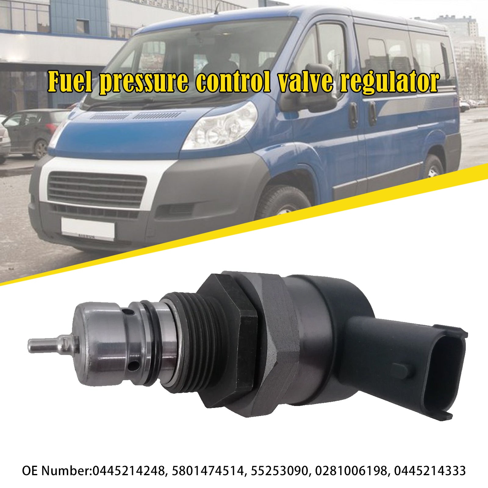 Fuel pressure control valve regulator 0281006198 For Fiat Ducato Iveco Daily