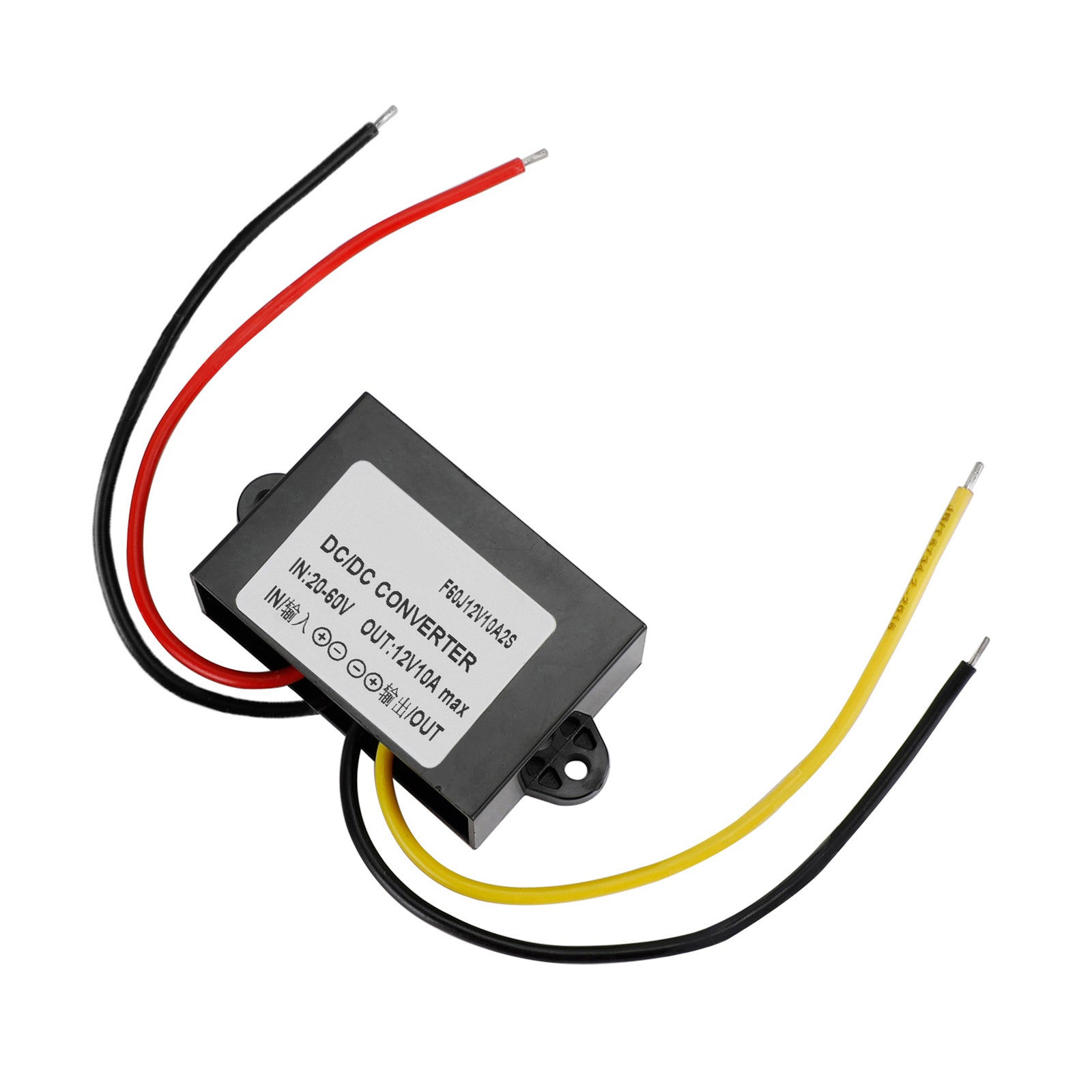 Waterproof DC-DC Converter 20-60V Step Down to 12V Power Supply Module 10A