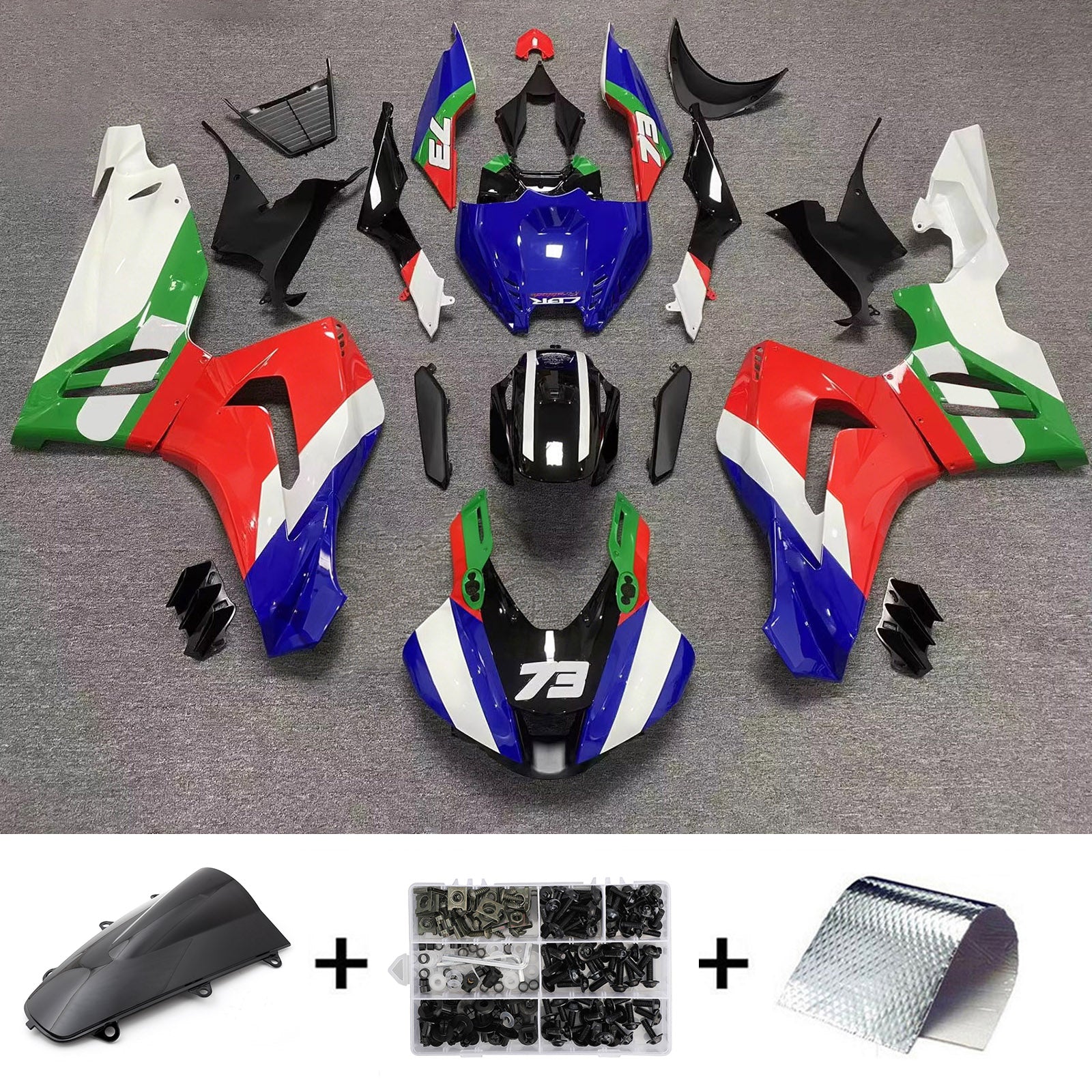 Injection Fairing Kit Bodywork Plastic ABS For Honda CBR1000RR-R 2020-2023