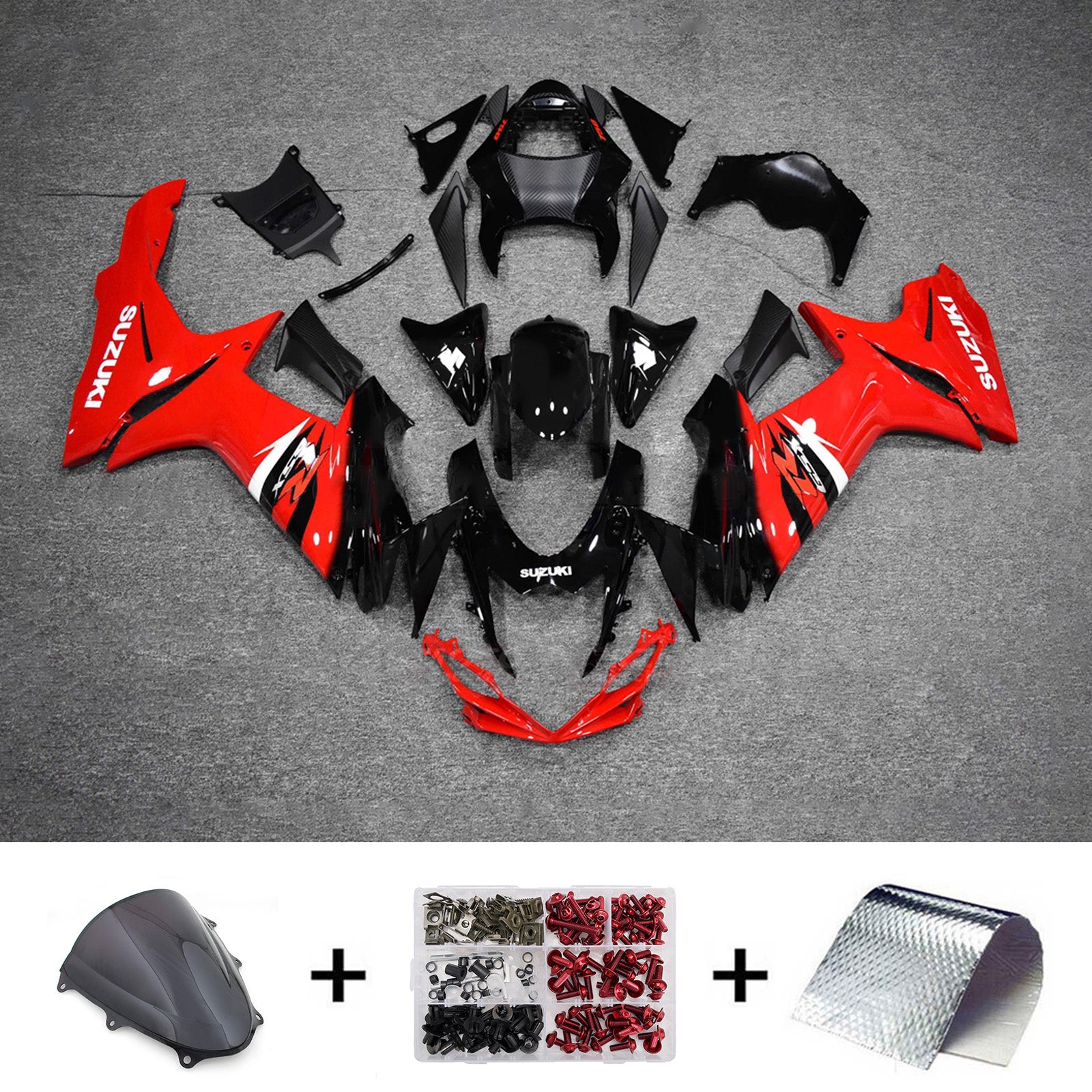Injection Fairing Kit Bodywork Plastic ABS For Suzuki GSXR 600/750 2011-2026 K11