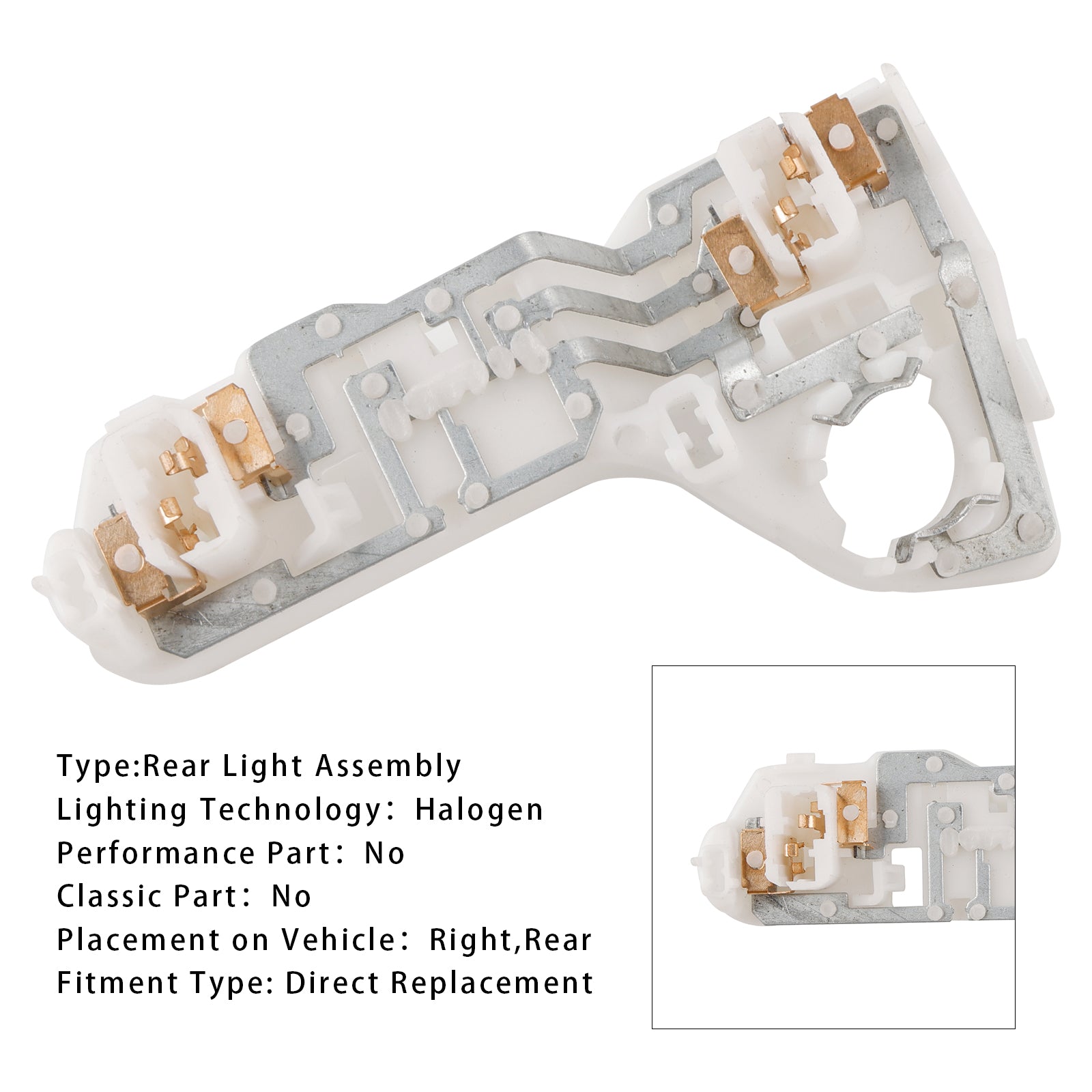 2013-2017 VW Golf Inner Tail Svietiteľ nosič pravý N/S RHD 5G0945260A