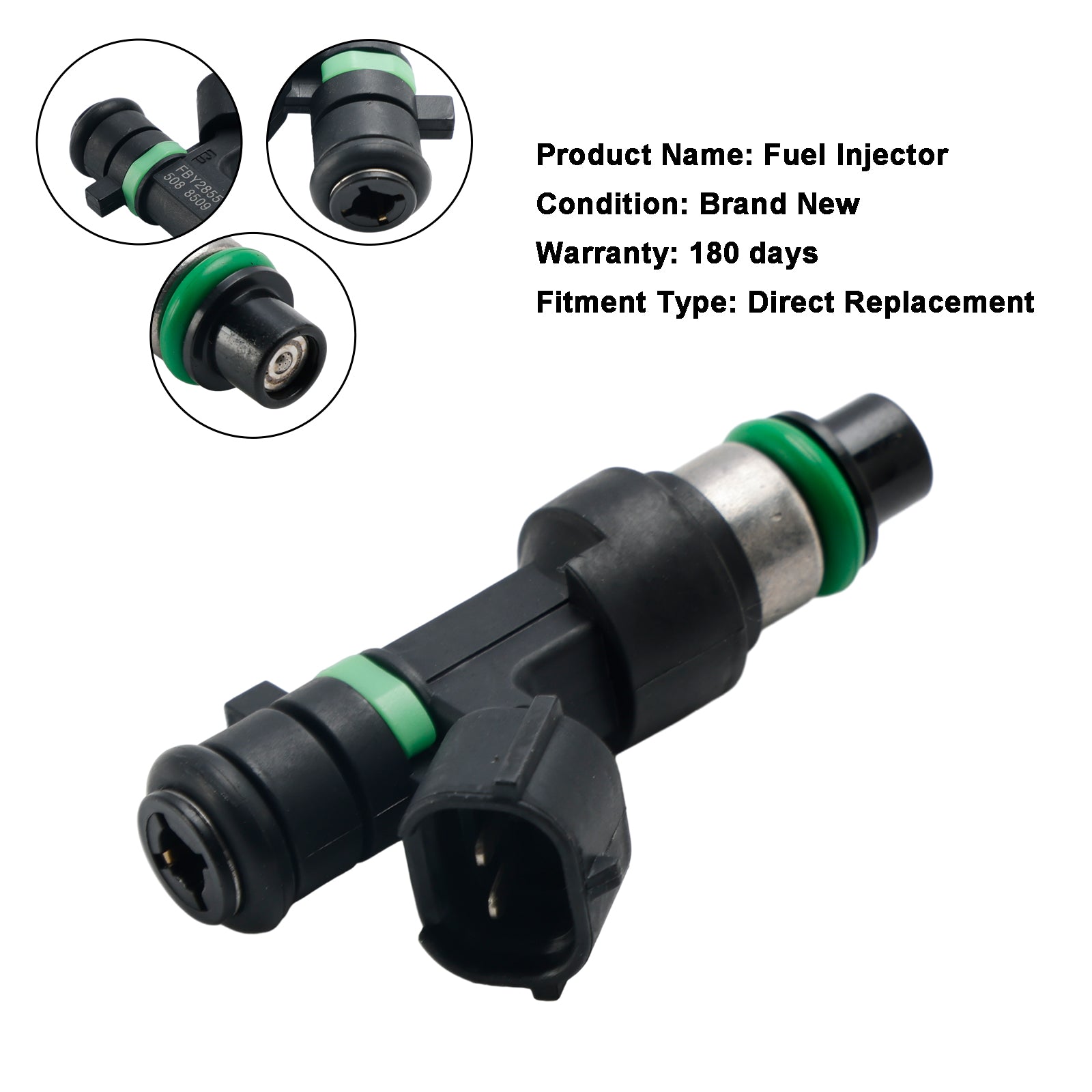 1pcs injecteur de carburant 16600-9hp0a fit nissan altima 2015-2017 2.5L i4 fby2855