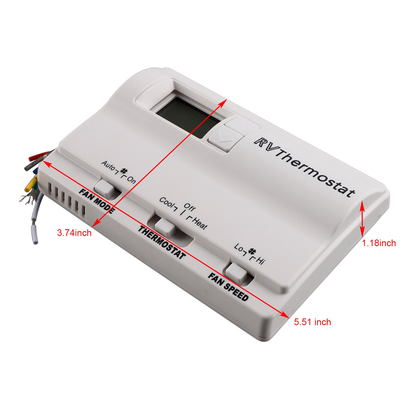 Remplacement du thermostat numérique chauffant/cool compatible avec Coleman 83303362 blanc