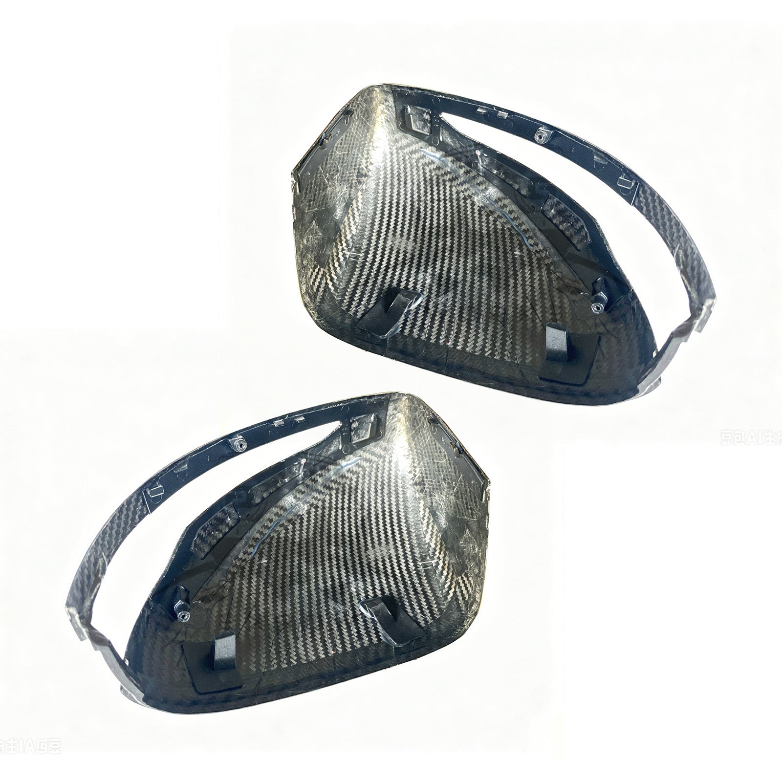 Carbon Fiber Side Mirror Covers Fit Mercedes Benz G450 G500 G580 W465 2025+