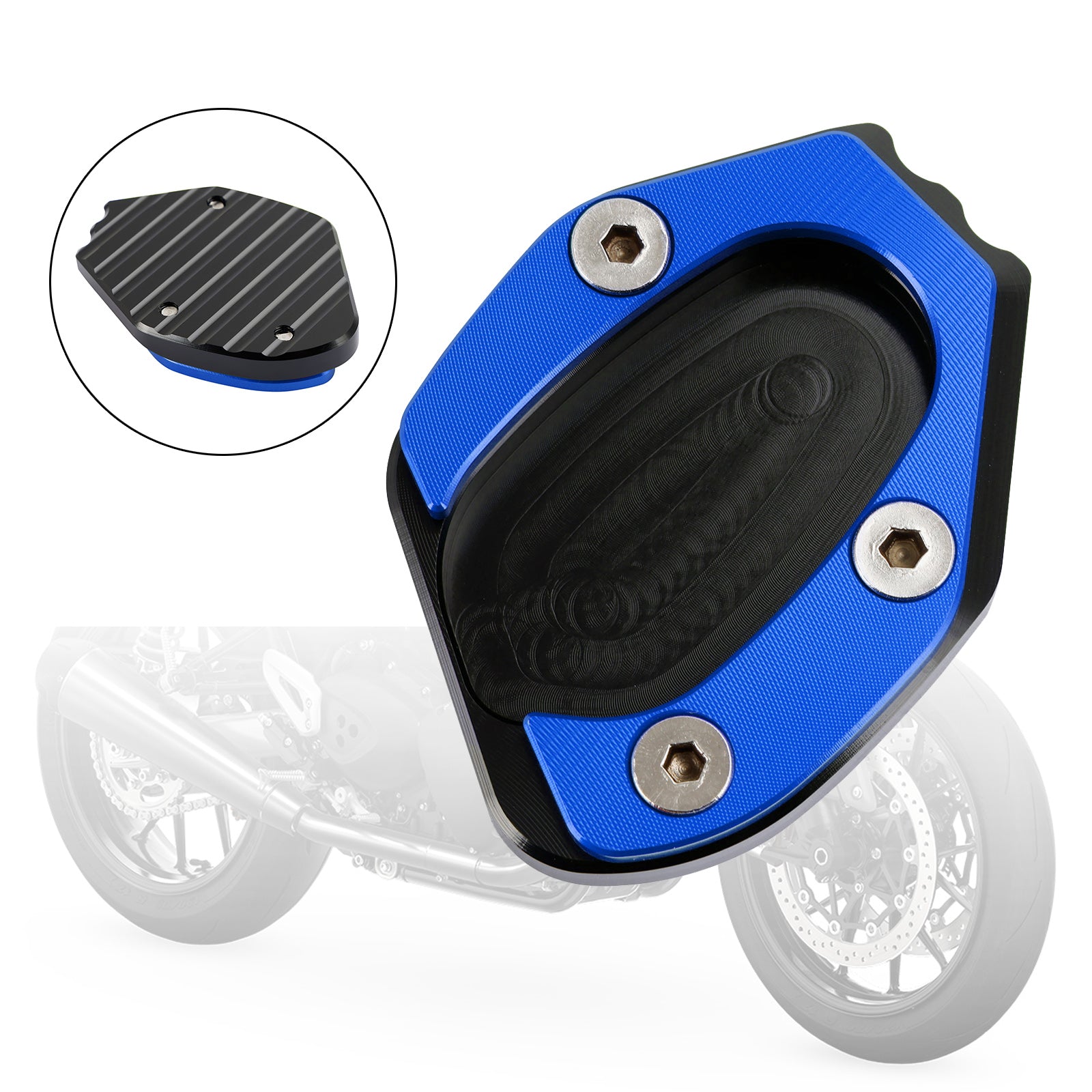 Almohadilla de placa ampliada de soporte para speed twin 1200 19-21 thruxton 1200/R 16-19