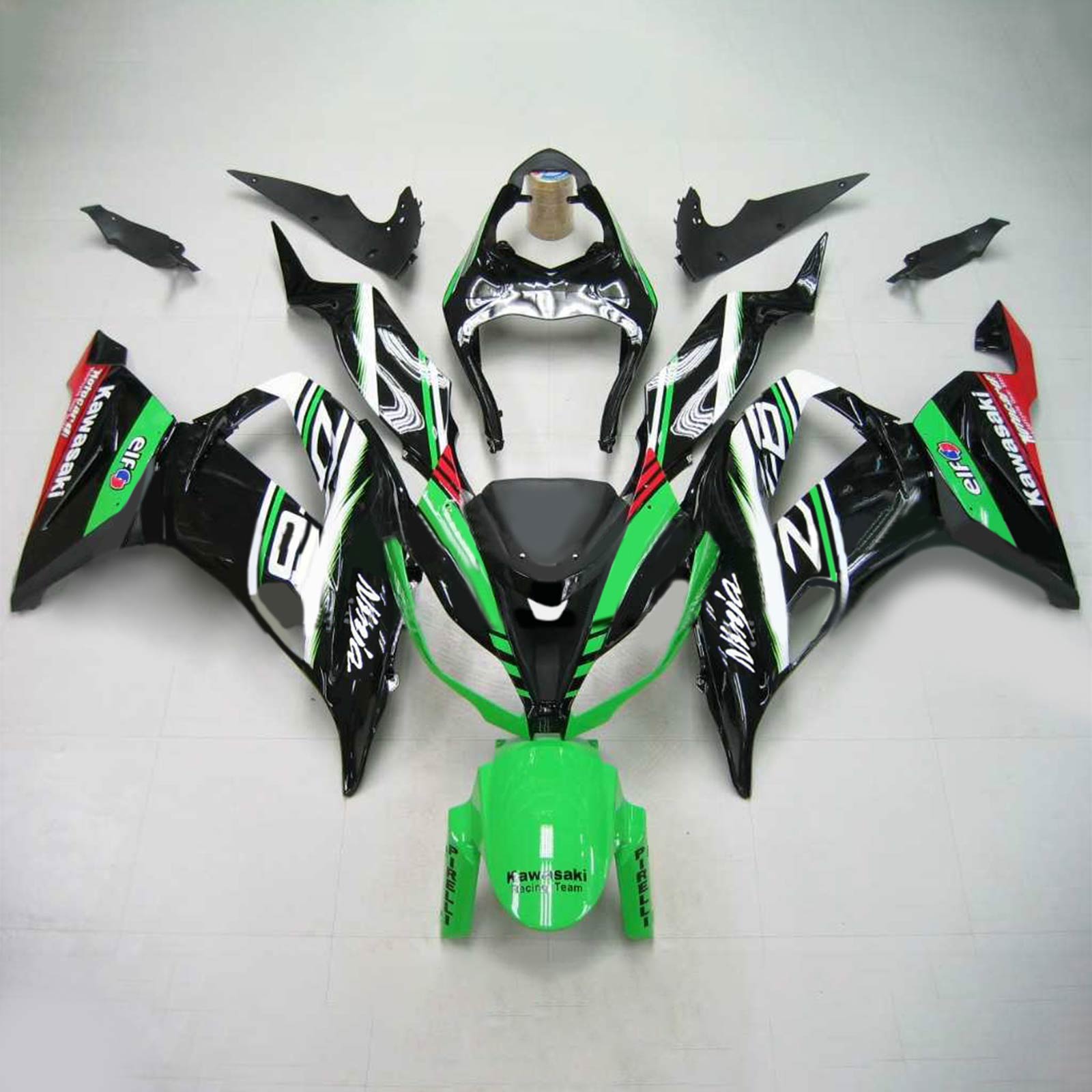 2013-2018 KAWASAKI ZX6R 636 AMOTOPART INJEKTION FAIRING KIT BOODYWORK ABS #104