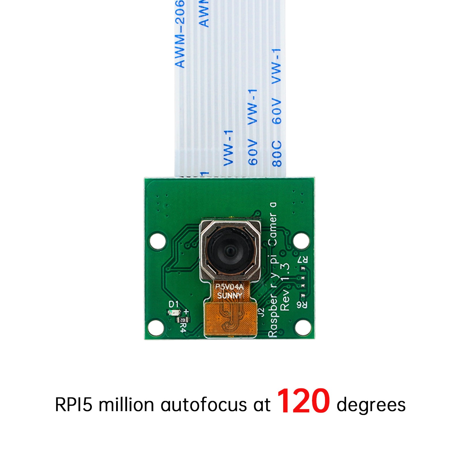 Raspberry Pi 4B Camera 5 Miljoen OV5647 HD Cameramodule Vaste Focus/Autofocus